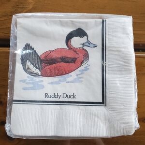 Ruddy Duck Vintage Cocktail Napkins‎ Pam Marker Made In USA Unopened